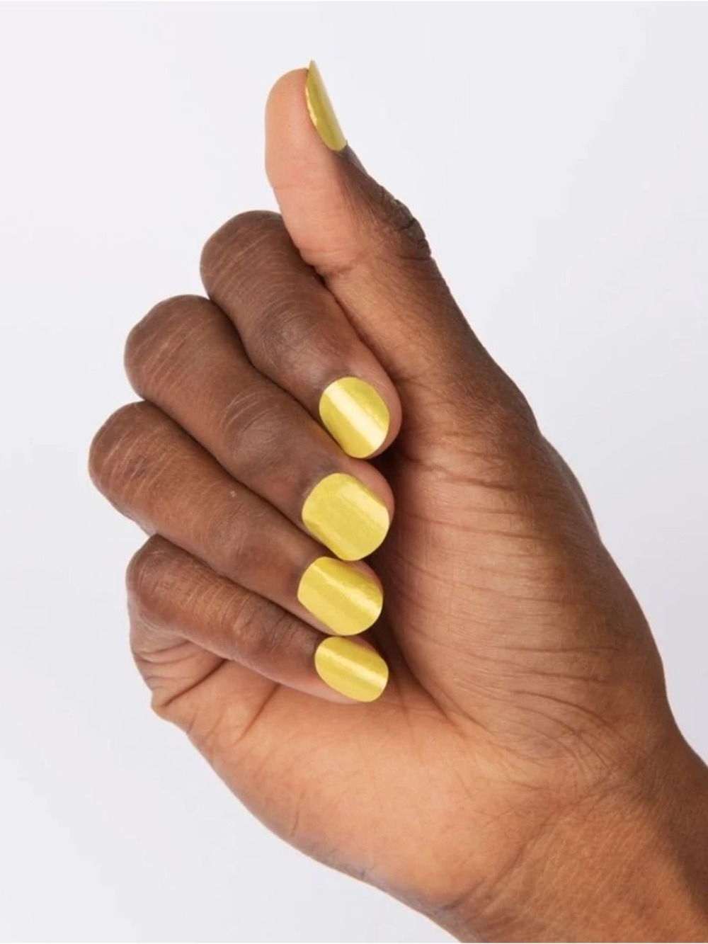 Color Street Lemon Beat Drop 100% Pure Nail Polish *RETIRED* Yellow Shimmer